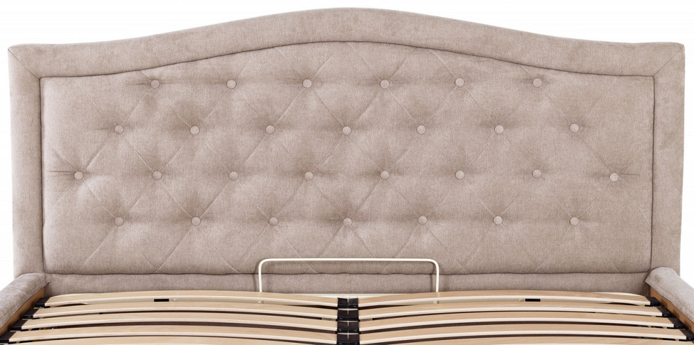 Кровать Scarlett Comfort 140 х 190 см Мисти Mocco С подъемным механизмом и нишей для белья Мокко Днепр - изображение 14