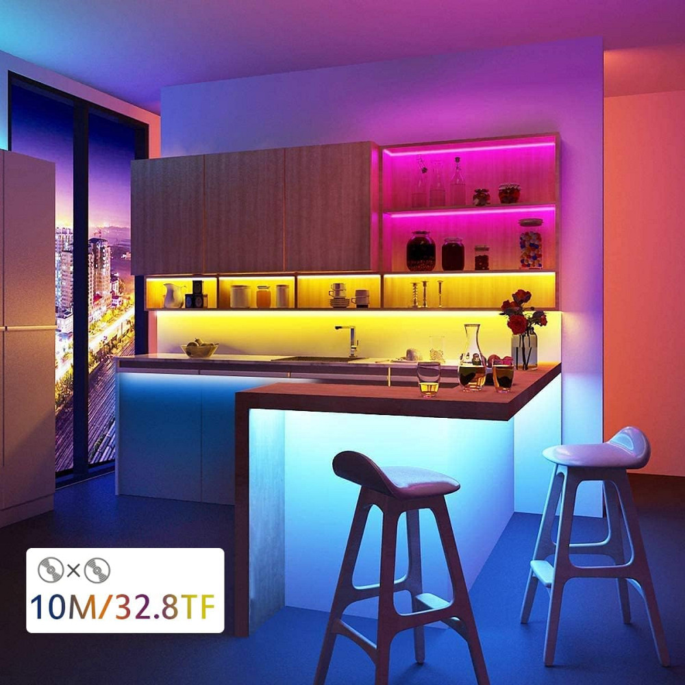 Розумна світлодіодна стрічка Lxyoug LED Strip Lights 10m Луцк - изображение 3