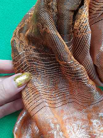 Шарф оранжевый женский - размер шарфа приблизительно 160*60см, 100% полиэстер Киев