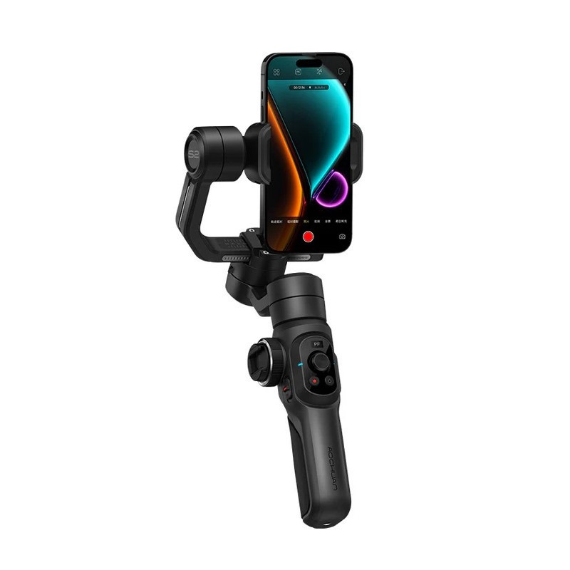 Триосьовий стабілізатор AOCHUAN Professional Gimbal Stabilizer for Smartphone SMART S2 Чорний Київ - фото 4