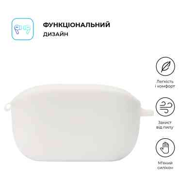 Чехол для наушников Armorstandart Hang Case для JBL Wave Buds White (ARM79918) Винница