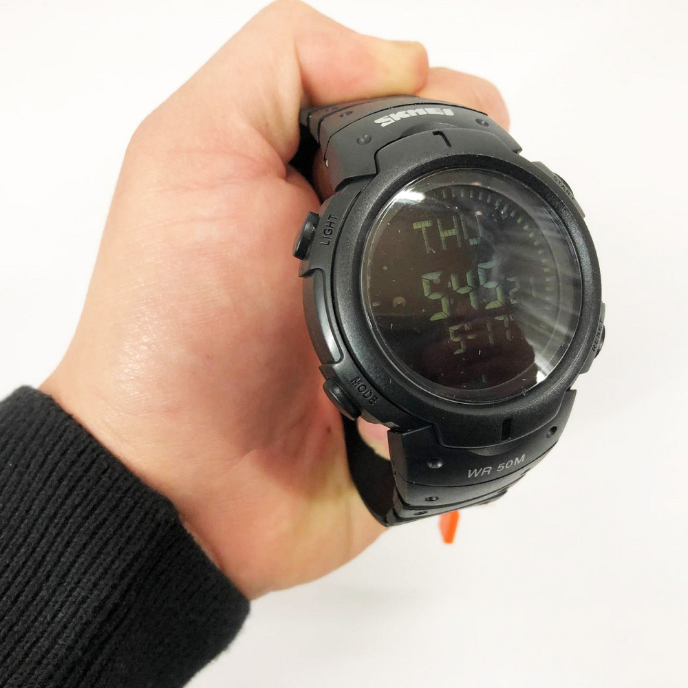 Водонепроникні годинники для риболовлі SKMEI 1231BK, Годинники армійські для ЗСУ туризму VU-26 Івано-Франківськ - фото 4