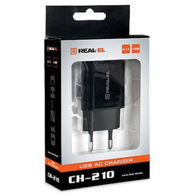 Зарядное устройство REAL-EL CH-210 black (EL123160014) Винница - изображение 7