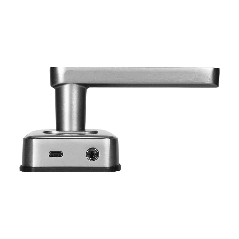 Замок біометричний автономний Trinix TRL-5406BTF Silver L/R з Bluetooth, зчитувачем відбитків пальців і карт Mifare (65-00089) Київ - фото 9