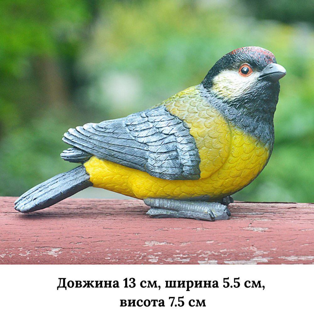 Садові фігурки Пара синичок 15.5 х 8.5 см з полістоуну Одеса - фото 4