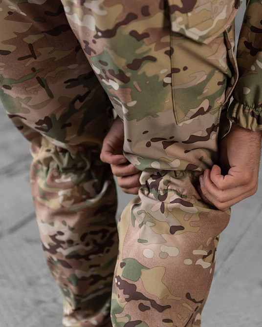 Зимовий тактичний чоловічий костюм Softshell (куртка та штани) Мультикам XXL Вінниця - фото 5