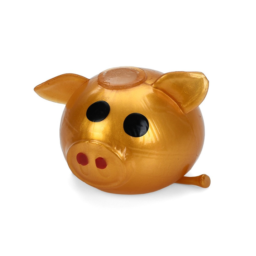 Детская игрушка антистресс Липучка-лизун MS 4701(Gold) размер 8 см Винница - изображение 1