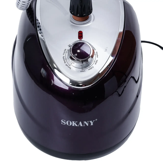 Вертикальный отпариватель Sokany SK-12006, 2 л, черный Киев