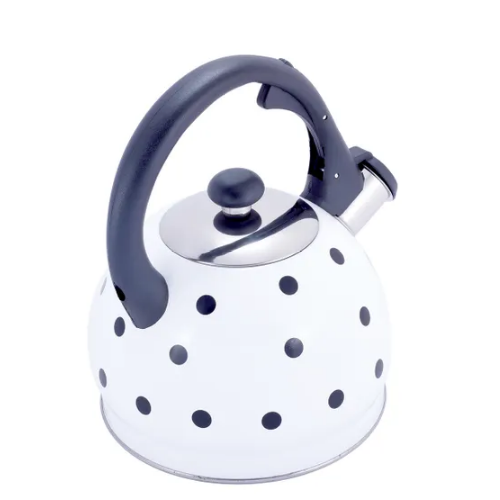 Чайник 2л нержавіюча сталь зі свистком з нейлоновою ручкою 1070WH KAMILLE Житомир - изображение 5