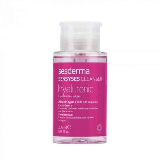 Сесдерма Sensyses Лосьйон ліпосомальний для зняття макіяжу зволожуючий антивіковий Sesderma Sensyses Cleanser Hyaluronic, 200 мл Дніпро