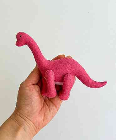 Мягкая фетровая игрушка динозавр брахиозавр ручной работы – безопасная развивающая игрушка Киев