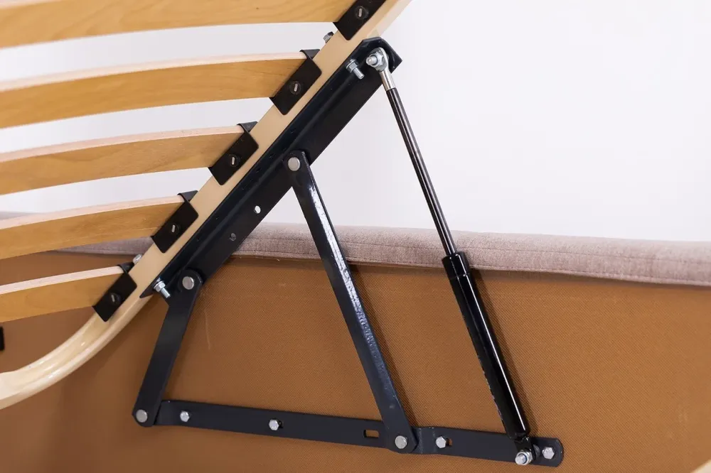 Кровать Oxford Comfort 140 х 190 см Fly 2213 С подъемным механизмом и нишей для белья Светло-коричневый Киев - изображение 9