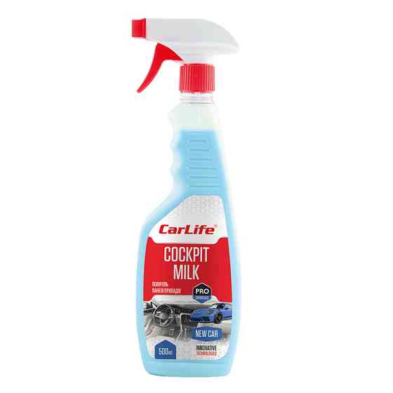 Полироль-молочко для панели приборов Carlife Cockpit Milk Новая Машина, 500мл Львов