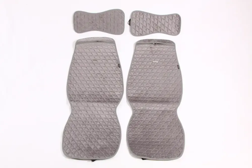 Накидка на сидушку Elegant Milano передняя серый (2 шт. с подголовниками) Винница - изображение 1