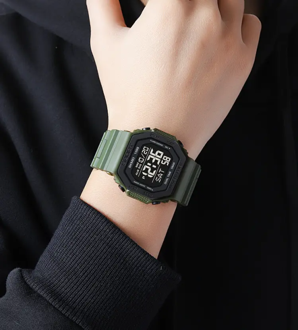 Чоловічий спортивний годинник Skmei 1988 (Зелений) Вінниця - фото 5