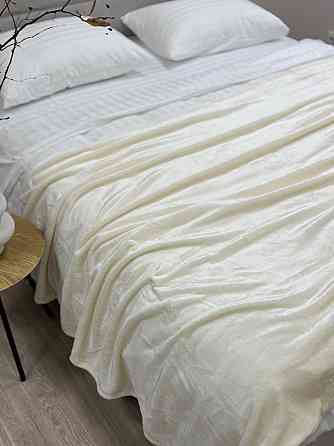 Ecotton Плед Ecotton 150х220 см Well Soft світло-молочний (11-9608 Coconut milk) Коломыя