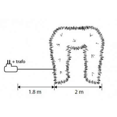 Гирлянда Luca Lighting гирлянда LED Highland мультицветной 2 м (8718861662252) Винница
