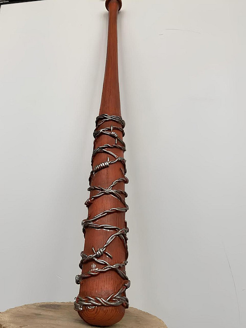 Бейсбольна бита RESTEQ Люсіль Нігана — The Walking Dead, 85 см, гумова, реалістична Київ - фото 6