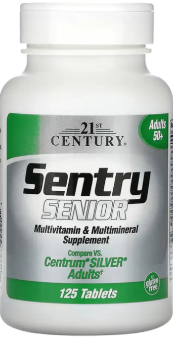 Витамины 50+ 21st Century Sentry Senior 125 таб Киев - изображение 1