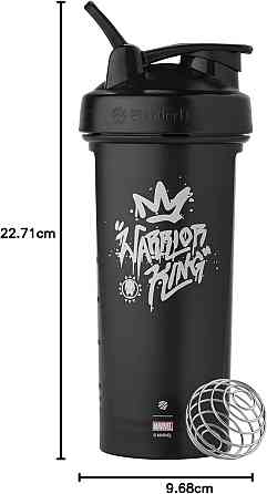 Шейкер спортивний BlenderBottle Classic Loop PRO 28oz/820ml Marvel Black Panther (600560) Кам'янське