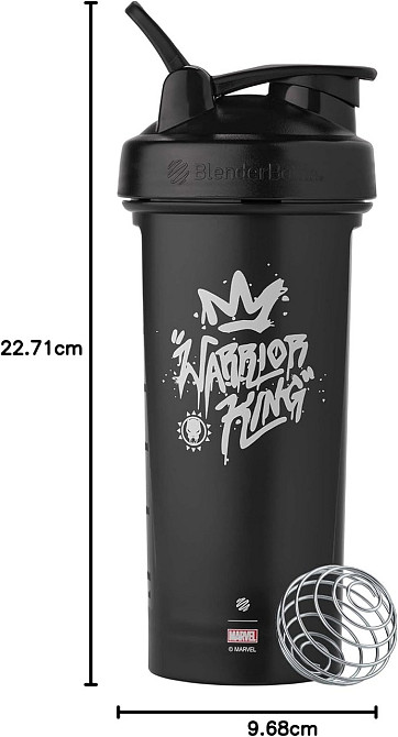 Шейкер спортивний BlenderBottle Classic Loop PRO 28oz/820ml Marvel Black Panther (600560) Кам'янське - фото 2