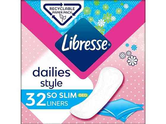 Прокладки щоденні 32шт Dailies Style Deo Ультратонкі ТМ Libresse Solmir Київ