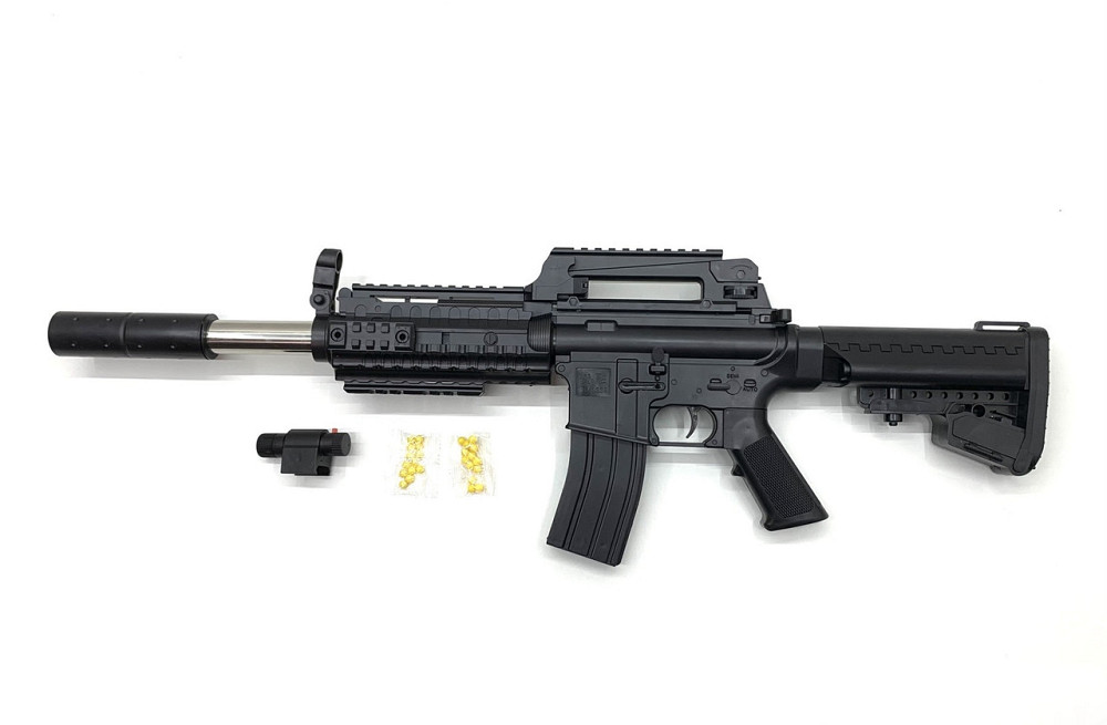 Автомат іграшковий на пульках лазерний приціл 71см Чорний (1239-5A) Чернигов - изображение 8