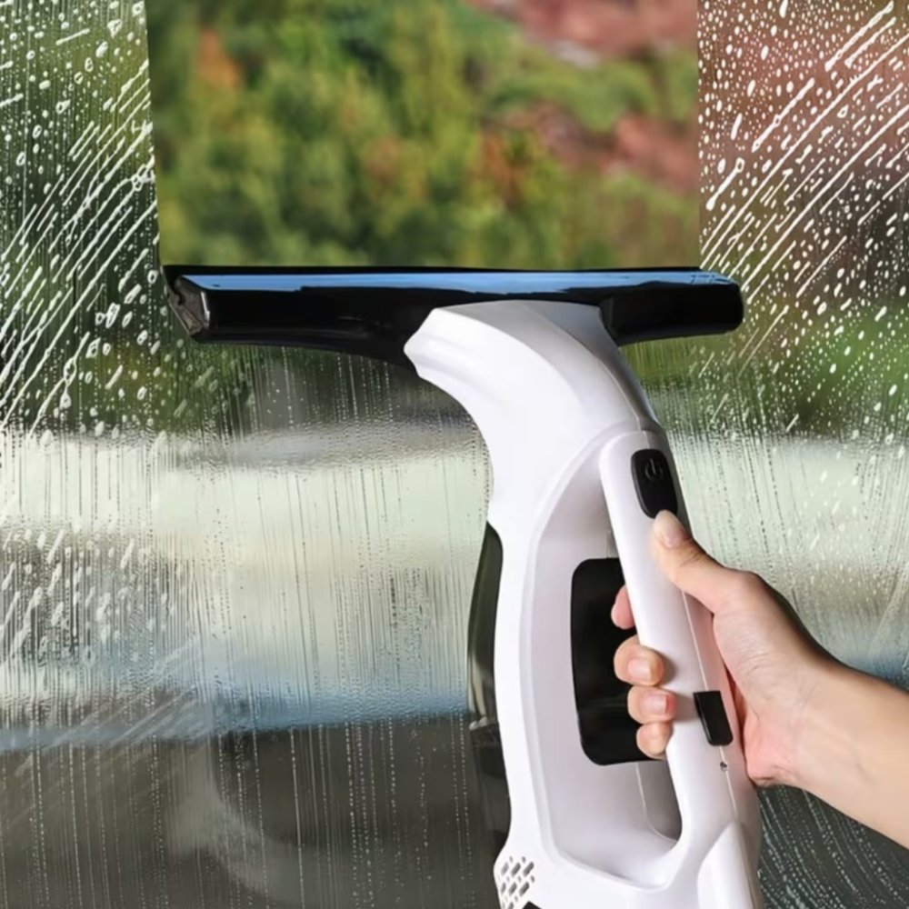 Бездротовий склоочисник акумуляторний пилосос для вікон з розпилювачем і мікрофіброю, для миття скла Кам'янець-Подільський - фото 1