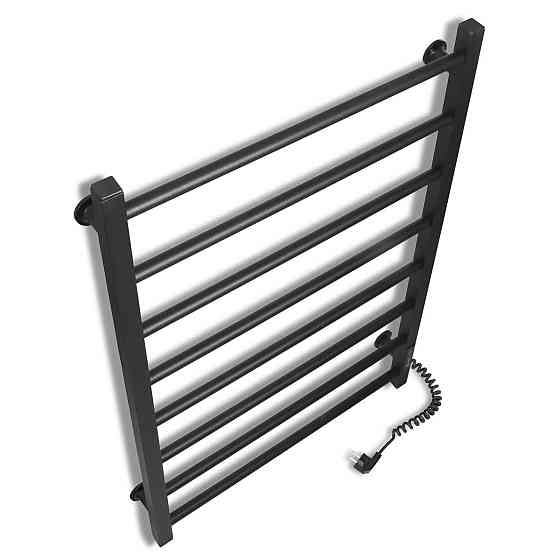 Електрична рушникосушарка Laris Зебра Альфа ЧФЧ8 500Х800 Е чорна, праве підключення Київ