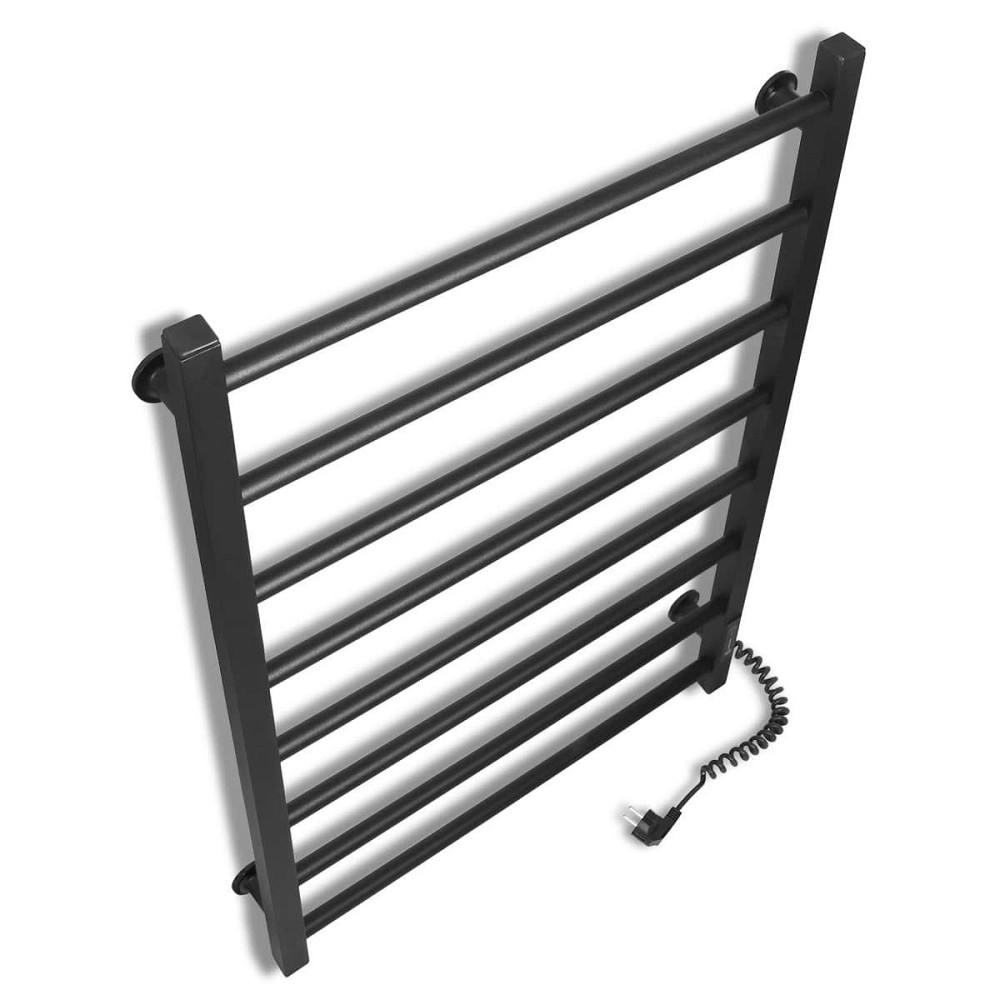 Електрична рушникосушарка Laris Зебра Альфа ЧФЧ8 500Х800 Е чорна, праве підключення Київ - фото 3