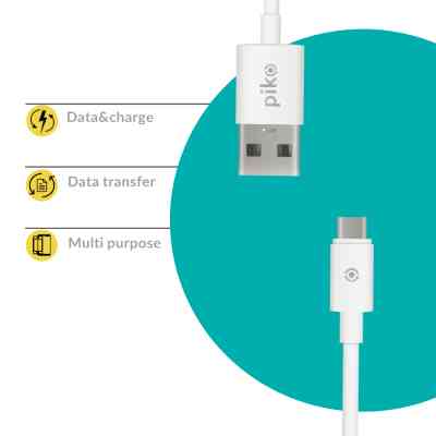 Дата кабель USB 2.0 AM to Type-C 1.2m CB-UT11 White Piko (1283126477522) Винница
