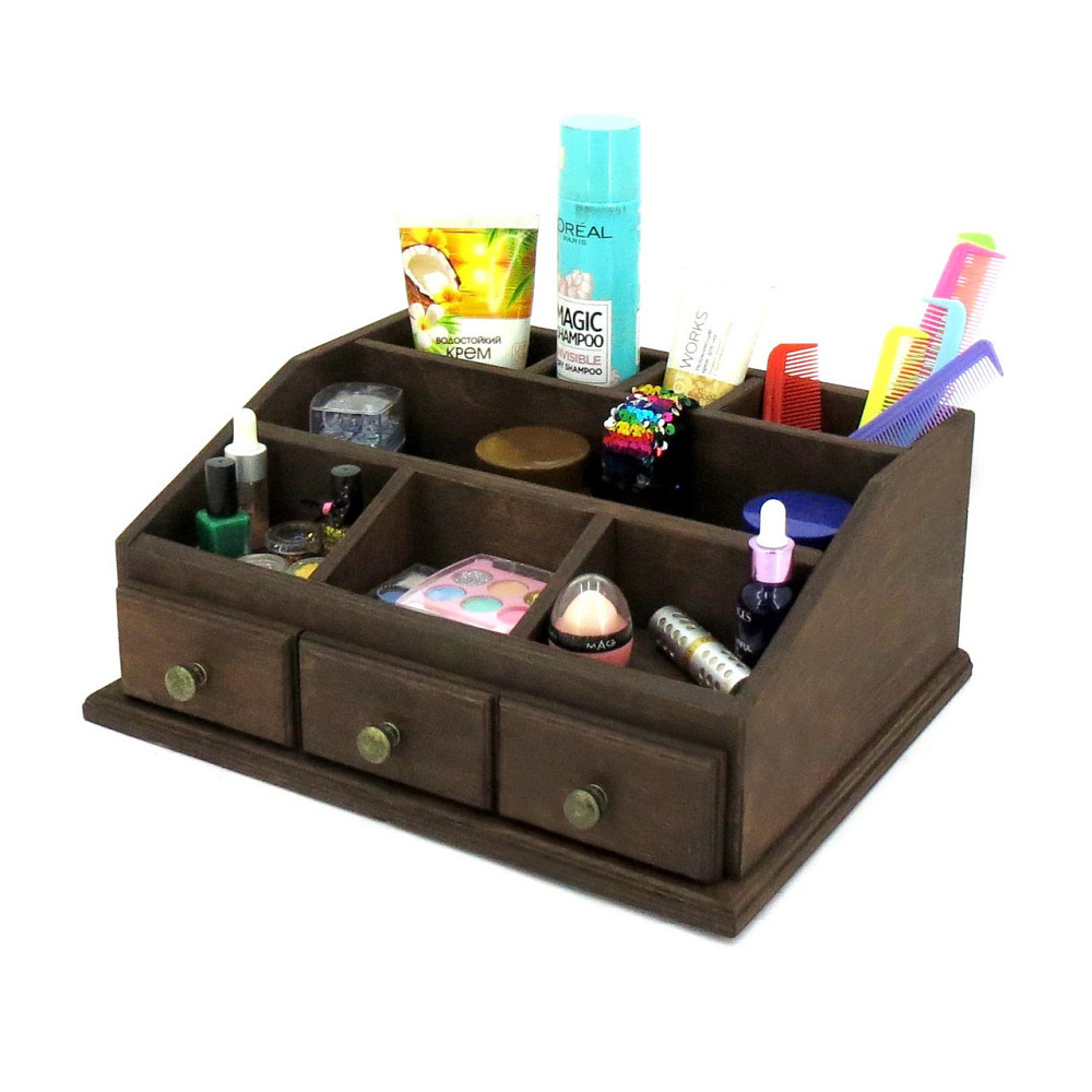 Органайзер для косметики "Домна" капучино Миколаїв - фото 1