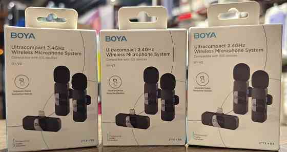 Профессиональный безпроводной Микрофон : Boya BY- V2 Lightning. Киев