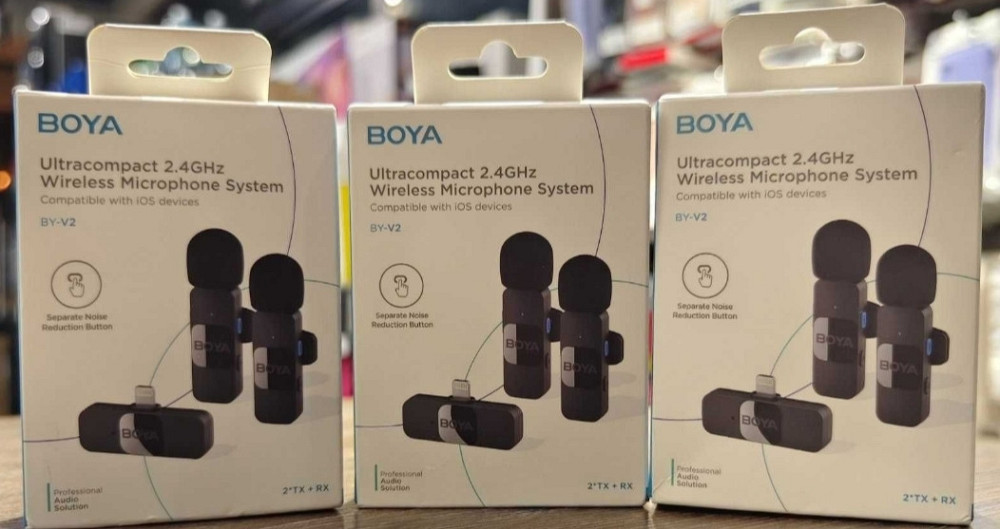 Профессиональный безпроводной Микрофон : Boya BY- V2 Lightning. Киев - изображение 1