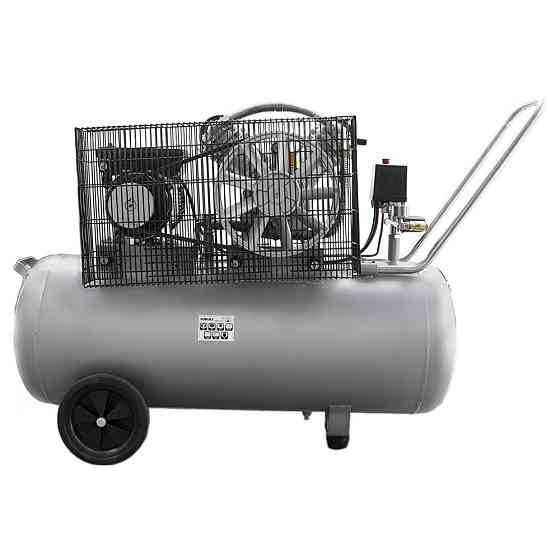 Sigma Компрессор двухцилиндровый ременной (V) 2.5кВт 396л/мин 10бар 100л (2 крана) SIGMA (70441 Коломия