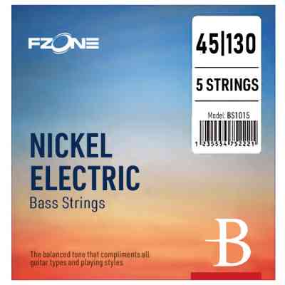 Струны для гитары Fzone Electric Bass Strings (45-130) (BS1015) Винница