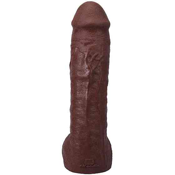 Фалоімітатор Doc Johnson The Realistic Cock ULTRASKYN - 12 Inch Hung with Balls Chocolate Sex Aura Київ