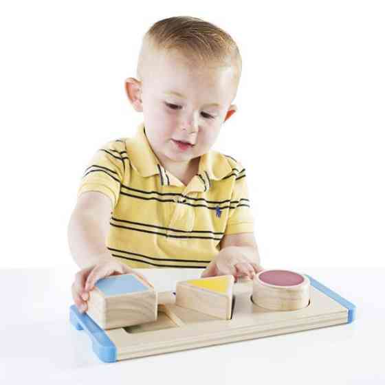 Дерев'яний сортер Guidecraft Manipulatives Прості фігури (G6743) Харьков