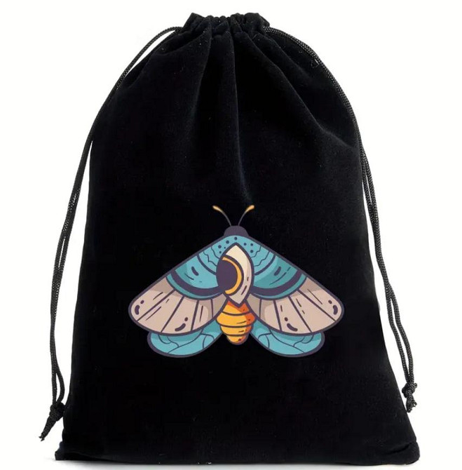 Черный бархатный мешочек для карт Таро или рун (13×18 см) – 8 вариантов дизайна Киев - изображение 6