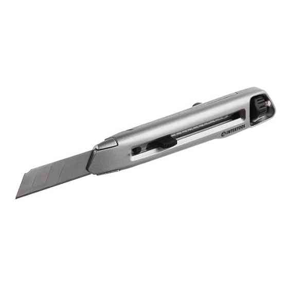 Нож сегментным 18 мм, металлический, усиленный, винтовая фиксация INTERTOOL HT-0512 Киев