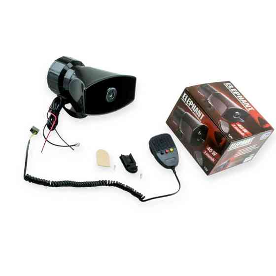 Сигнал-сирена мелодійний 3 тон 40вт, мегафон полку VITOL Мукачево