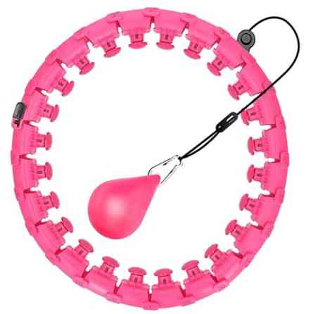 Хулахуп, масажний обруч MHZ Intelligent Hulahoop 8767, рожевий Вінниця