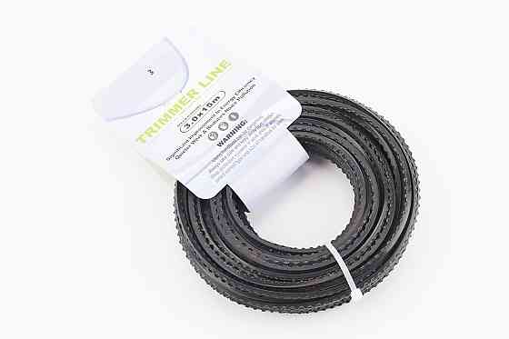 Струна косильна d-3,0mm, 15м "зубчаста" Київ