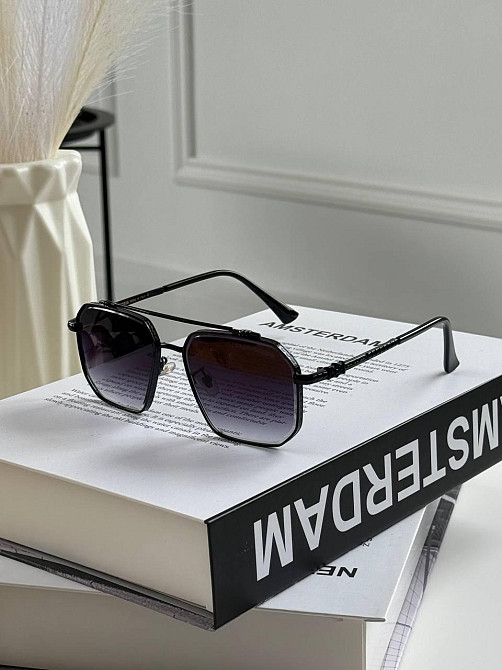 Солнцезащитные очки унисекс Chrome Hearts с металлической оправой на среднее лицо 🔥 MasterSem Киев - изображение 9