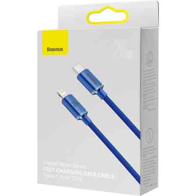 Дата кабель USB-C to Lightning 1.2m 20W blue Baseus (CAJY000203) Вінниця