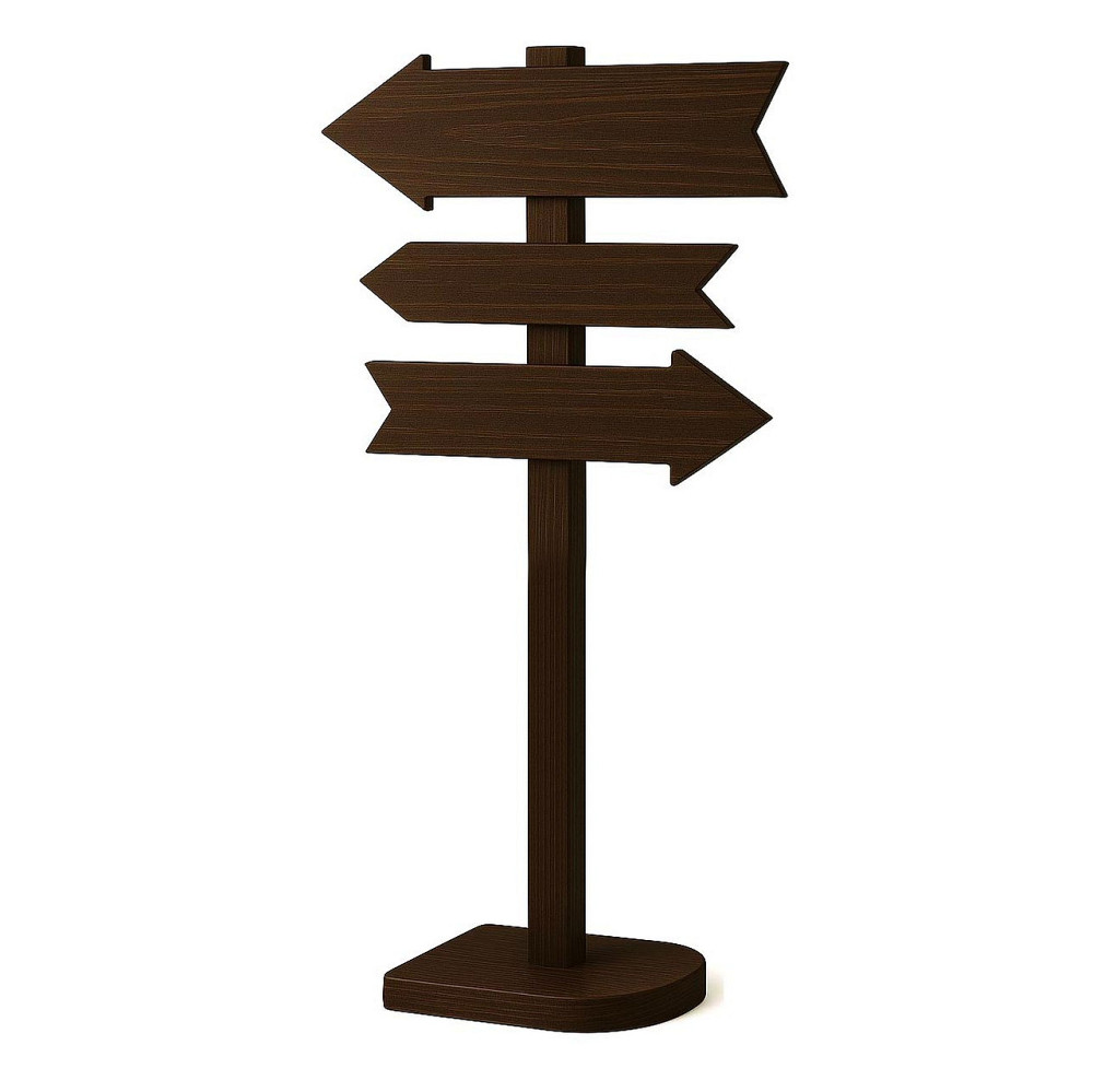 Напольная стрелка-указатель 