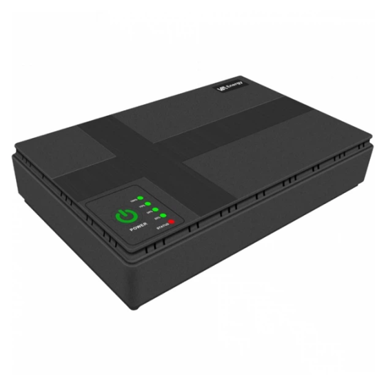 Бесперебойник (UPS) для WI-Fi роутера DC1019P 20000maH 18W поддерживает 5-9-12V USB Type-C, POE-port до 10 часов автономной работы Винница