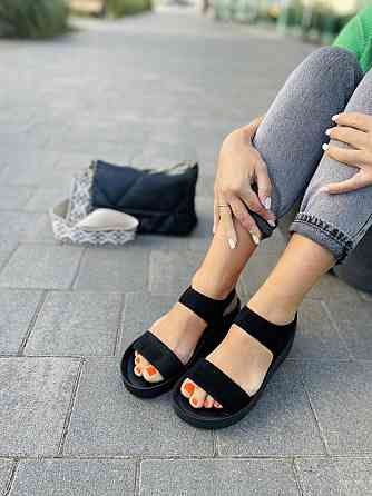 ARLEN Босоніжки жіночі ARLEN Бос-02 чорні (літо, замша натуральна) (3745) лише 37р. 37 Коломия