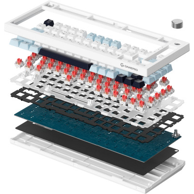 Клавіатура GamePro Genesis Warden MK160BL Outemu Swithes USB White (MK160BL) Вінниця - фото 10