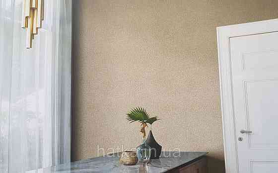 Обои винил на флизелиновой основе Rasch Ascona 1.06х10 абстракция круги точки структурные зеленые глянцевые 3д Киев